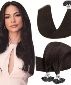 U-Tip Hair Extensions Dark Brown A++