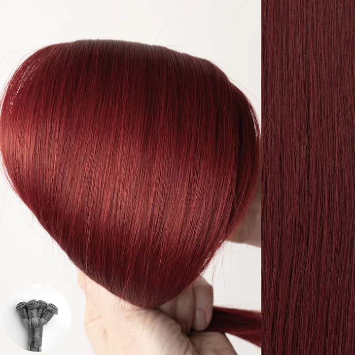 Hand Tied Weft Cool Color A++ - Image 4