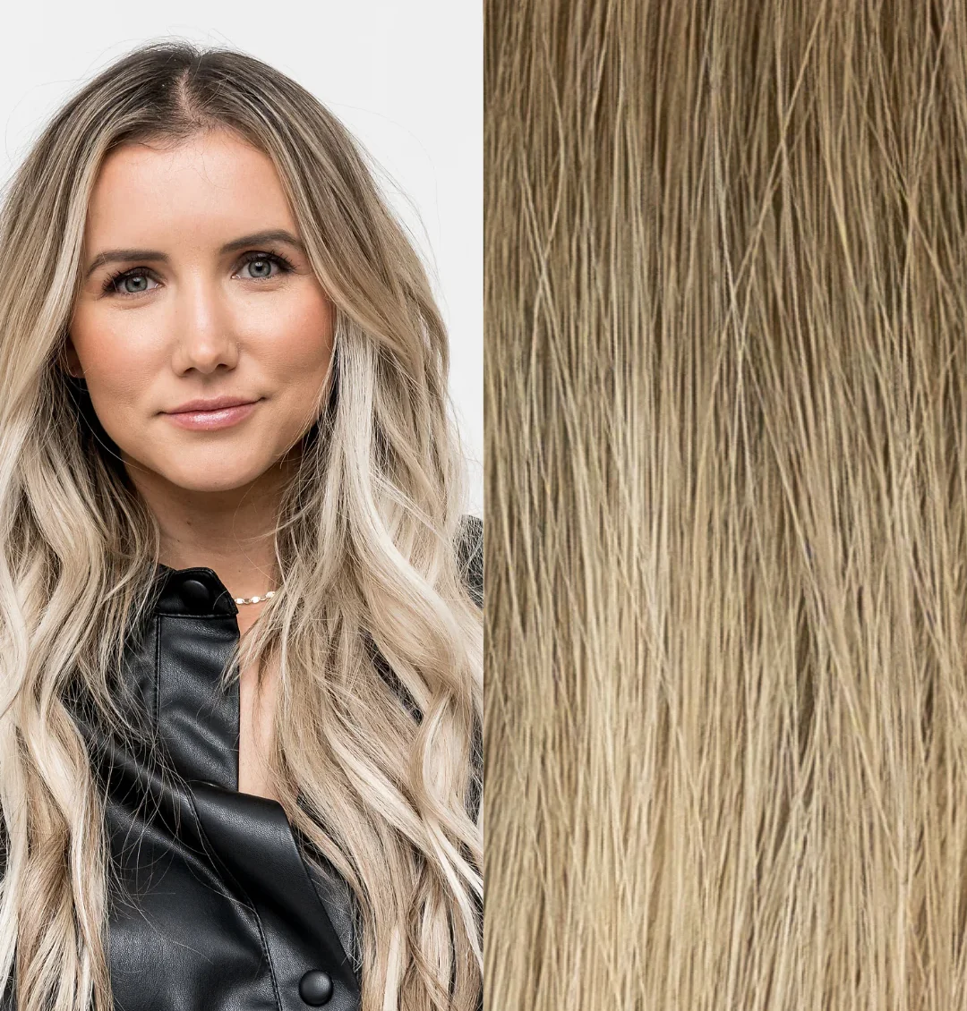 Hand Tied Weft Cool Color A++