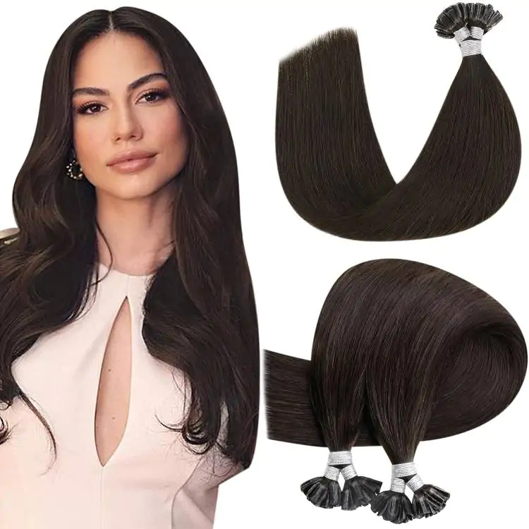 U-Tip Hair Extensions Dark Brown A++