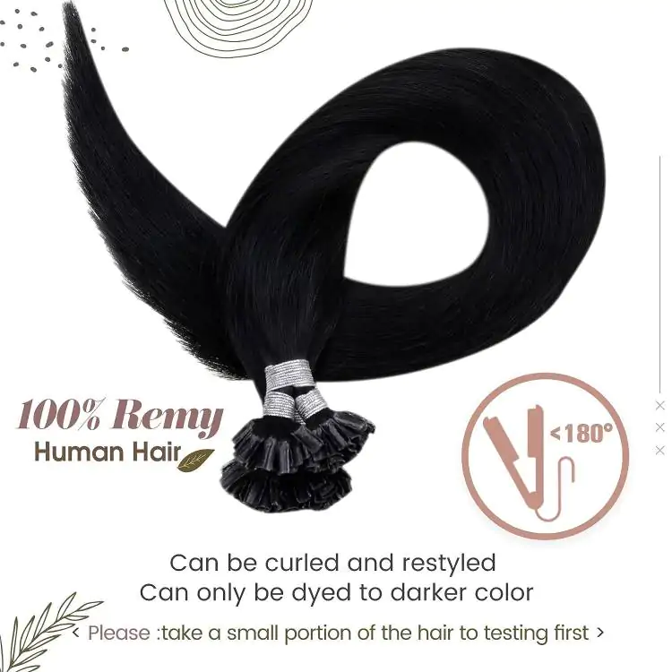 U-Tip Hair Extensions Natural A++ - Image 2