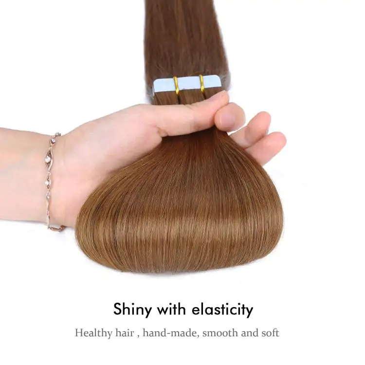 Tape In Chestnut Brown A++ - Image 4